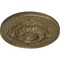 Ekena Millwork Monique Ceiling Medallion (Fits Canopies up to 3 3/4"), 13 3/4"OD x 1"P, Mississippi Mud Crackle CM13MOMMC - alternate 3